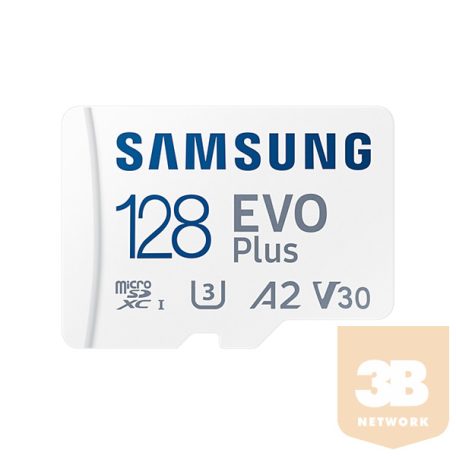 Samsung MicroSD kártya - 128GB MB-MC128KA/EU (MicroSDXC, Class10, UHS-I U3, R130MB/s, 128GB)