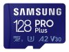 SAMSUNG PRO Plus 128GB mamóriakártya microSD + adapter Class10 160MB/s olvasás 120MB/s írás