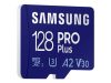 SAMSUNG PRO Plus 128GB mamóriakártya microSD + adapter Class10 160MB/s olvasás 120MB/s írás