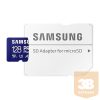 SAMSUNG Memóriakártya, PRO Plus microSDXC kártya 128GB, CLASS 10, UHS-I, U3, V30, A2, + Adapter, R180/W130