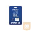 SAMSUNG Memóriakártya, PRO Plus microSDXC kártya 128GB, CLASS 10, UHS-I, U3, V30, A2, + Adapter, R180/W130