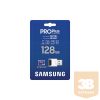 SAMSUNG Memóriakártya, PRO Plus + Reader microSDXC 128GB, CLASS 10, UHS-I, U3, V30, A2, R180/W130