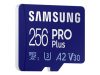 SAMSUNG PRO PLUS 256GB mamóriakártya microSD kártya Class10 160MB/s olvasás 120MB/s írás