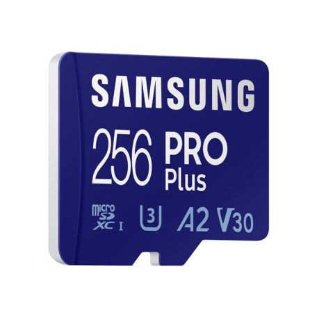 SAMSUNG PRO PLUS 256GB mamóriakártya microSD kártya Class10 160MB/s olvasás 120MB/s írás