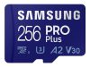 SAMSUNG PRO PLUS 256GB mamóriakártya microSD kártya Class10 160MB/s olvasás 120MB/s írás