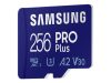 SAMSUNG PRO PLUS 256GB mamóriakártya microSD kártya Class10 160MB/s olvasás 120MB/s írás