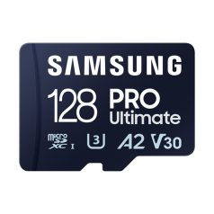   SAMSUNG Memóriakártya, PRO Ultimate 128GB, Class 10, V30, A2, Grade 3 (U3), R200/W130