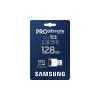 SAMSUNG Memóriakártya, PRO Ultimate with Reader 128GB, Class 10, V30, A2, Grade 3 (U3), R200/W130, +Adapter