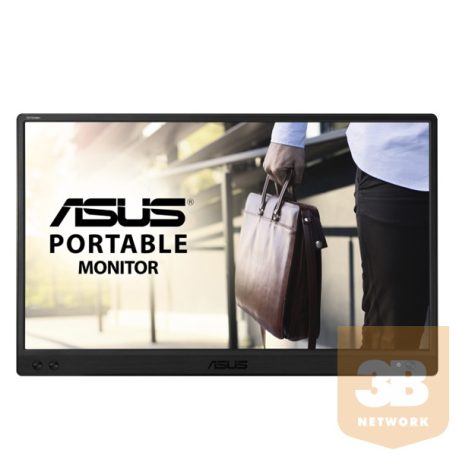 ASUS MB166C ZenScreen hordozható monitor 15.6" IPS 1920x1080, USB Type-C