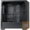 COOLER MASTER Ház Midi ATX MasterBox 520 Tápegység nélkül, Fekete Üvegfalú