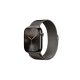 Apple Watch S10 Cellular 46mm Slate Titanium Case with Slate Milanese Loop - S/M