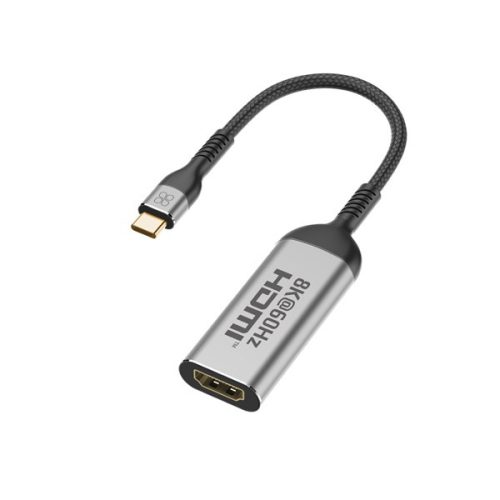 Promate Átalakító - MEDIALINK 8K (USB-C adapter, 1x8K HDMI, szürke)