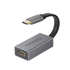   Promate Átalakító - MEDIALINK H1 (USB-C adapter, 1x4K HDMI, szürke)