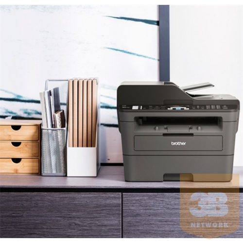 BROTHER Lézer MFP NY/M/S/F MFC-L2712DN, A4, mono, 30 lap/perc, LAN/USB, ADF, duplex, 1200x1200dpi, 64MB