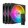 Fan Cooler Master - Case Fan - 12cm - Mobius 120P ARGB 3-Pack Fan Kit - MFZ-M2DN-243P2-R1