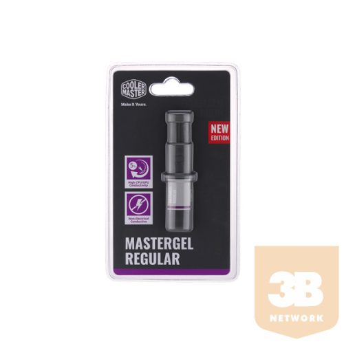 COOLER MASTER CPU Hűtőpaszta, MASTERGEL REGULAR, szürke, 1,5ml