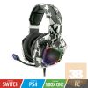 Spirit of Gamer Fejhallgató - ELITE H50 Arctic (MultiPlatform, RGB, 3.5mm Jack, mikrofon, hangerőszabályzó, nagy-párnás)