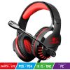 Spirit of Gamer Fejhallgató - PRO-H3 Red (MultiPlatform, mikrofon, 3.5mm jack, hangerőszabályzó, 2m kábel, narancssárga)