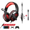 Spirit of Gamer Fejhallgató - PRO-H3 Red (MultiPlatform, mikrofon, 3.5mm jack, hangerőszabályzó, 2m kábel, narancssárga)