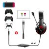 Spirit of Gamer Fejhallgató - PRO-H3 Red (MultiPlatform, mikrofon, 3.5mm jack, hangerőszabályzó, 2m kábel, narancssárga)