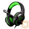 Spirit of Gamer Fejhallgató - MIC-PH3XXS (Xbox One/Series X/S, mikrofon, 3.5mm jack, hangerőszabályzó, 1m kábel, zöld)