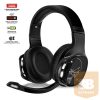 Spirit of Gamer Wireless Fejhallgató - MIC-XH1100 (MultiPlatform,7.1,mikrofon, hangerőszabályzó, nagy-párnás, fekete)