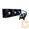 COOLER MASTER CPU hűtő MASTERLIQUID ML360 MIRROR TR4 (vízhűtés), Fekete Univerzális (Gyártilag összeszerelt kivitel)