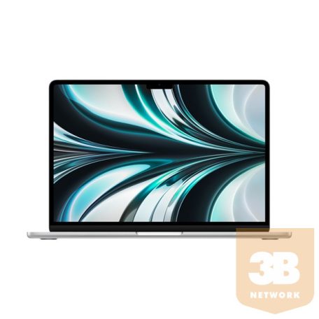 Apple Macbook Air 13.6" M2 8C CPU/8C GPU/8GB/256GB -Silver - HUN KB (2022)