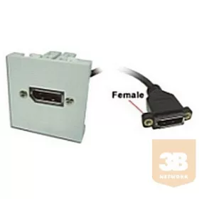 45 rendszer DP modul aljzat-aljzat, 20cm kábellel