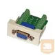 45 rendszer VGA modul sorkapcsos 3C+9 (15pin Fullbekötés) 1modult foglal