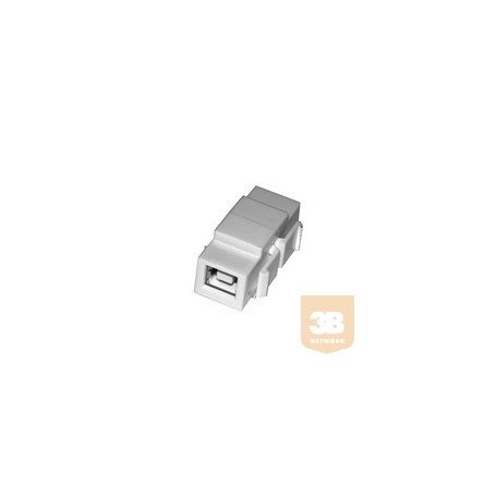 keystone USB A-B mindkét oldalon gyári csatlakozó aljzat MODD-..KEY..bepattintható
