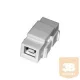 keystone USB A-B mindkét oldalon gyári csatlakozó aljzat MODD-..KEY..bepattintható