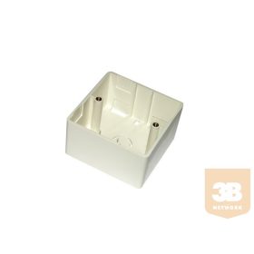   KIEMELŐDOBOZ MOK2-A hoz méretei:80x80x45 mm, perforált kábelbevezetések