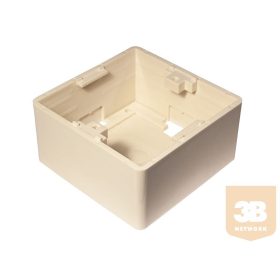   KIEMELŐDOBOZ MOK2-A hoz méretei: 80x80x40 mm, perforált kábelbevezetések