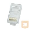 LOGILINK RJ45 moduláris csatlakozó dugó, zacskóban, 100 db.