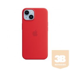   Apple iPhone 14 MagSafe rögzítésű szilikontok - (PRODUCT)RED