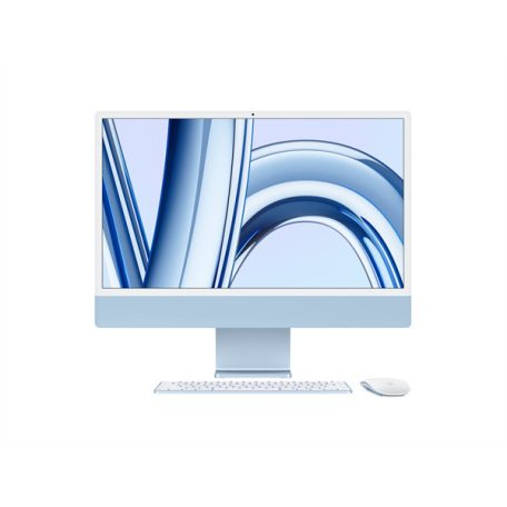 Apple iMac 24" Retina, 4.5K : Apple M3 8C CPU/10C GPU, 8GB/256GB - Kék