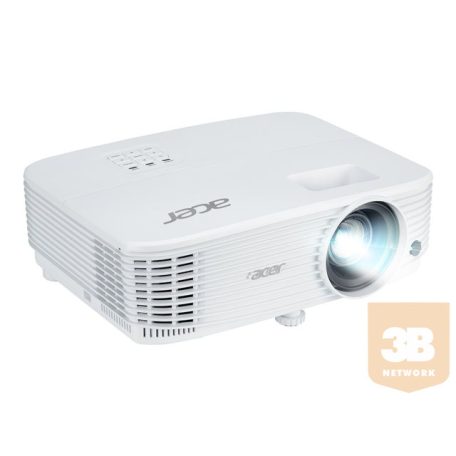 ACER P1257i projector DLP XGA 1024x768 4:3 4500 ANSI Lumen 20.000:1 31DB 2xHDMI VGA RCA USB A wireless projection white