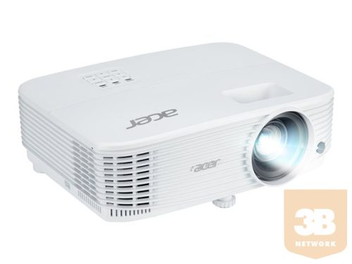 ACER P1257i projector DLP XGA 1024x768 4:3 4500 ANSI Lumen 20.000:1 31DB 2xHDMI VGA RCA USB A wireless projection white