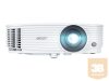 ACER P1257i projector DLP XGA 1024x768 4:3 4500 ANSI Lumen 20.000:1 31DB 2xHDMI VGA RCA USB A wireless projection white