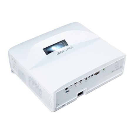 ACER L812 Ultra short throw Laser 4K UHD 3840x2160 16:9 HDR10 3900 ANSI Lumen 2.000.000:1 Smart TV 25DB 2xHDMI SPDIF out white