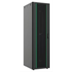 22U szerver rack szekrény 600X600 fekete, lapraszerelt