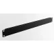Mirsan 1U 19" rack vakpanel fekete