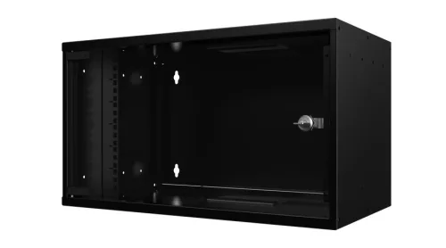 Mirsan 4U 19" fali rack szekrény 535x300 mm, világosszürke, lapraszerelt