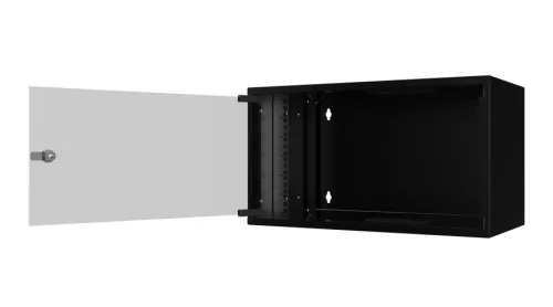 Mirsan 4U 19" fali rack szekrény 535x300 mm, világosszürke, lapraszerelt