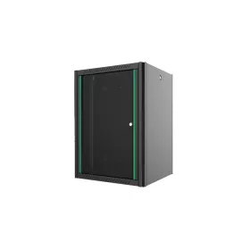 20U fali rack szekrény 600x600 hegeszt. fekete