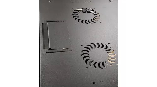 20U fali rack szekrény 600x600 hegeszt. fekete