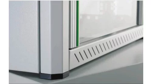 20U fali rack szekrény 600x600 hegeszt. fekete