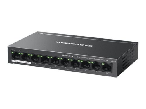 TP-LINK 10-Port 10/100Mbps Desktop Switch with 8-Port PoE+ PORT 8x 10/100 Mbps PoE+ Ports 2x 10/100 Mbps Non-PoE Ports