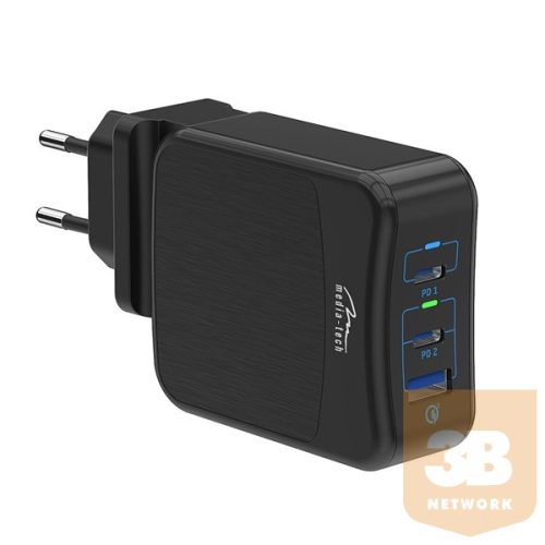 MEDIA-TECH USB-C PD SMART univerzális töltő 65W